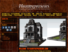 Tablet Screenshot of hauntrepreneurs.com